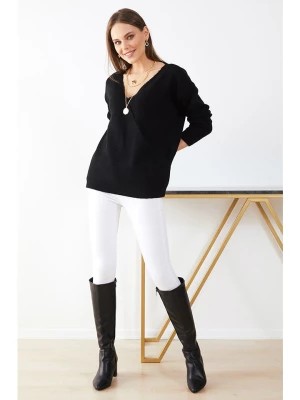Zdjęcie produktu Milan Kiss Sweter w kolorze czarnym rozmiar: L
