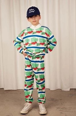 Zdjęcie produktu Mini Rodini spodnie dresowe bawełniane dziecięce wzorzyste