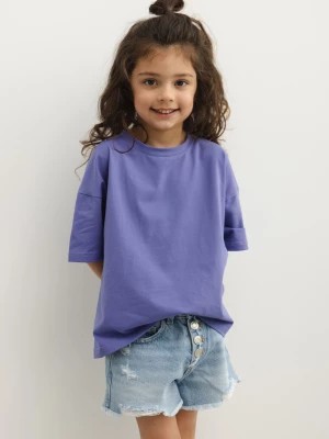 Zdjęcie produktu MINI t-shirt o kroju oversize w kolorze ULTRA VIOLET - CLIQUE-92-98 (2-3) Marsala