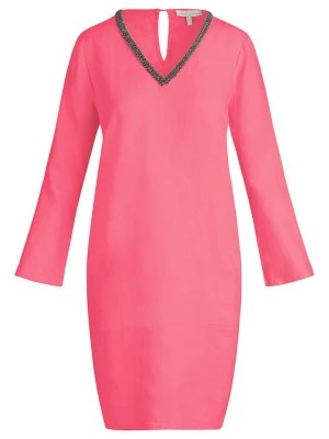 Zdjęcie produktu mint & mia Lniana sukienka w kolorze różowym rozmiar: 40