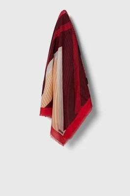 Zdjęcie produktu Missoni chusta damska kolor czerwony wzorzysta SL80MMD9454