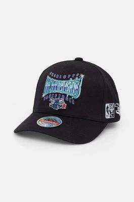 Zdjęcie produktu Mitchell&Ness czapka z daszkiem z domieszką wełny Charlotte Hornets kolor czarny z aplikacją HHSSINTL1434-CHOBLCK