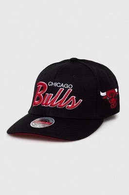 Zdjęcie produktu Mitchell&Ness czapka z daszkiem z domieszką wełny kolor czerwony z aplikacją