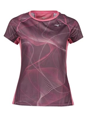 Zdjęcie produktu Mizuno Koszulka sportowa "Aero" w kolorze jasnoróżowo-antracytowym rozmiar: XS