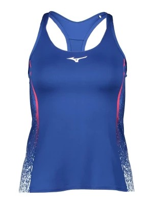 Zdjęcie produktu Mizuno Top sportowy "Printed" w kolorze niebieskim rozmiar: L