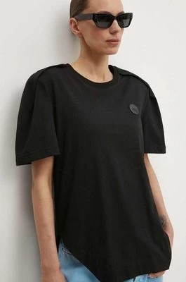 Zdjęcie produktu MMC STUDIO t-shirt bawełniany damski kolor czarny PIN.TSHIRT