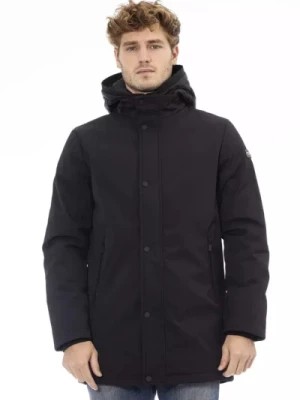 Zdjęcie produktu Modna czarna kurtka z poliestru Baldinini