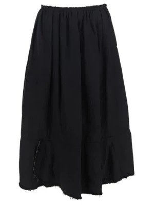 Zdjęcie produktu Modna Spódnica Midi z Wełny Comme des Garçons