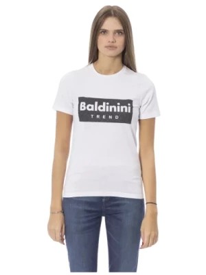 Zdjęcie produktu Modne Białe Koszulki z Bawełny Baldinini