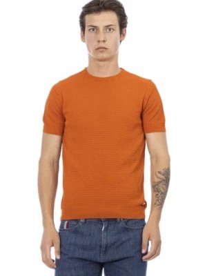 Zdjęcie produktu Modny Pomarańczowy Sweter z Bawełny dla Mężczyzn Baldinini