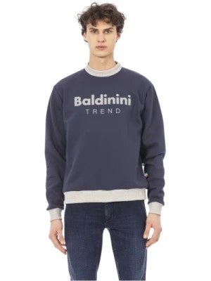 Zdjęcie produktu Modny Sweter 100% Bawełna Monochromatyczne Logo Baldinini