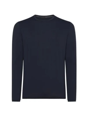Zdjęcie produktu Modny sweter z długim rękawem w ciemnoniebieskim RRD