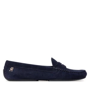 Zdjęcie produktu Mokasyny Tommy Hilfiger Th Suede Driver Loafer FW0FW08563 Granatowy