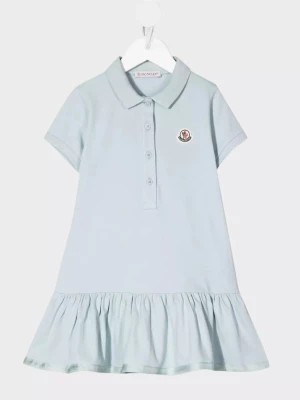 Zdjęcie produktu Moncler Kids Błękitna sukienka polo 4-14 lat rozmiar