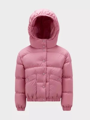 Zdjęcie produktu Moncler Kids Różowa kurtka puchowa Ebre 4-14 lat rozmiar