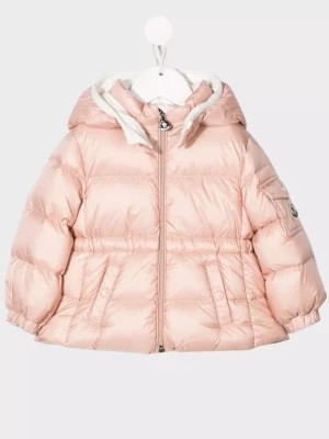 Zdjęcie produktu Moncler Kids Różowa kurtka z kapturem 0-3 lat rozmiar 3/6 MC