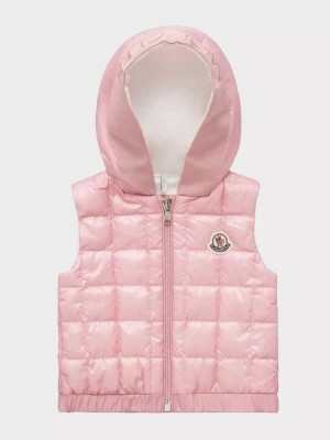 Zdjęcie produktu Moncler Kids Różowa pikowana kamizelka Jouzas 0-3 lat rozmiar