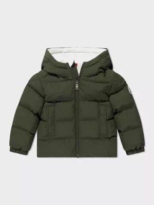 Zdjęcie produktu Moncler Kids Zielona kurtka puchowa rozmiar 12/18 MSC