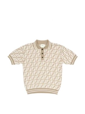 Zdjęcie produktu Monogram Polo Shirt Brązowy Fendi