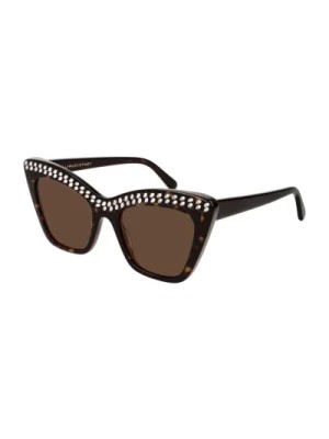 Zdjęcie produktu Montura havana/brillo brązowe okulary przeciwsłoneczne Stella McCartney