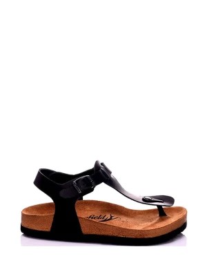 Zdjęcie produktu Moosefield Skórzane sandały w kolorze czarnym rozmiar: 36