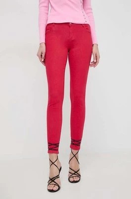 Zdjęcie produktu Morgan jeansy damskie kolor czerwony