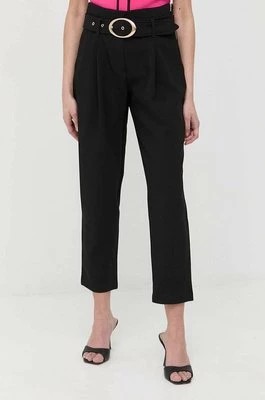 Zdjęcie produktu Morgan spodnie damskie kolor czarny proste high waist
