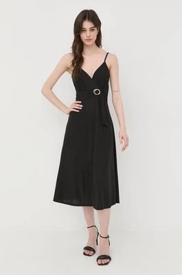 Zdjęcie produktu Morgan sukienka kolor czarny mini rozkloszowana