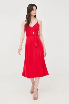 Zdjęcie produktu Morgan sukienka kolor czerwony mini rozkloszowana