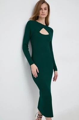 Zdjęcie produktu Morgan sukienka kolor zielony maxi dopasowana