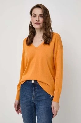 Zdjęcie produktu Morgan sweter MOLLI damski kolor pomarańczowy lekki