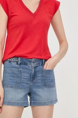 Zdjęcie produktu Morgan szorty jeansowe damskie gładkie medium waist