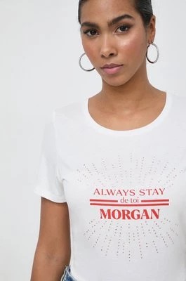 Zdjęcie produktu Morgan t-shirt DANAE damski kolor biały