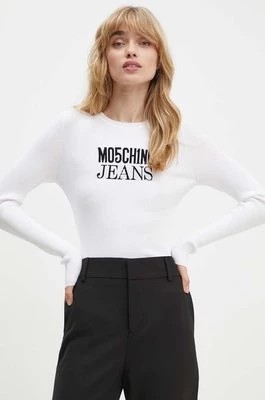 Zdjęcie produktu Moschino Jeans sweter damski kolor beżowy lekki 0926.8205