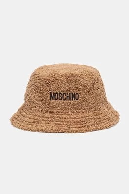 Zdjęcie produktu Moschino kapelusz kolor brązowy