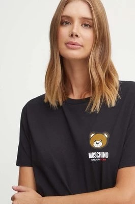 Zdjęcie produktu Moschino Underwear t-shirt damski kolor czarny