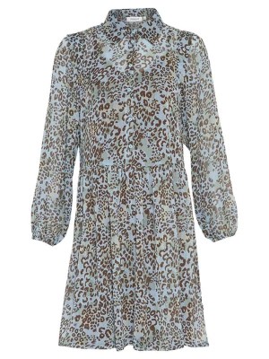 Zdjęcie produktu MOSS COPENHAGEN Sukienka w kolorze brązowo-błękitnym rozmiar: L