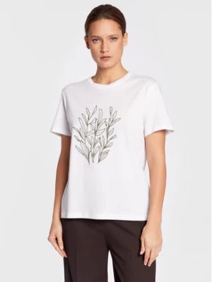 Zdjęcie produktu Moss Copenhagen T-Shirt Chliv 16781 Biały Regular Fit