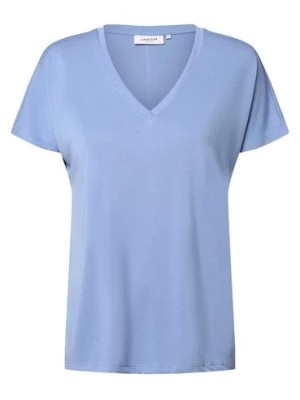 Zdjęcie produktu Msch Copenhagen Koszulka damska - MSCHFenya Kobiety Modal niebieski jednolity, S/M
