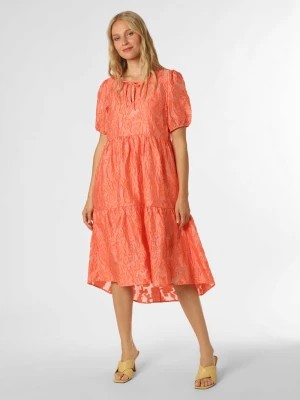 Zdjęcie produktu Msch Copenhagen Sukienka damska Kobiety wiskoza pomarańczowy jednolity,
