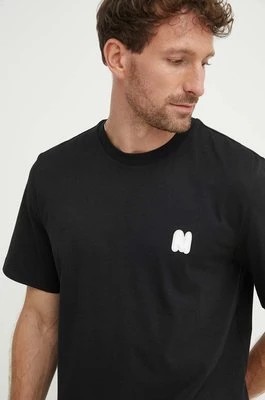 Zdjęcie produktu MSGM t-shirt bawełniany męski kolor czarny z aplikacją 3740MM111.247798