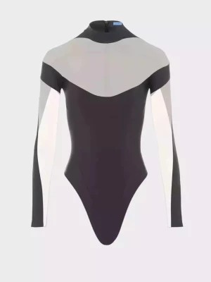 Zdjęcie produktu Mugler Body z przezroczystym dekoltem Illusion rozmiar