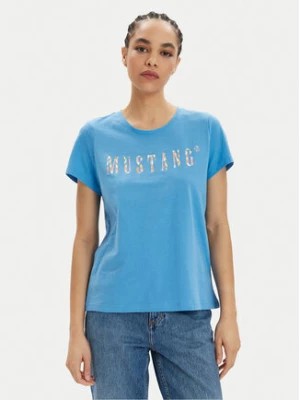 Zdjęcie produktu Mustang T-Shirt Albany 1014984 Niebieski Relaxed Fit