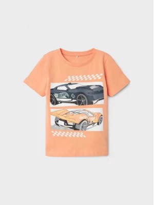 Zdjęcie produktu NAME IT T-Shirt HOT WHEELS 13203566 Pomarańczowy Regular Fit