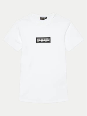 Zdjęcie produktu Napapijri T-Shirt S-Chamois NP0A4HYL D Biały Regular Fit