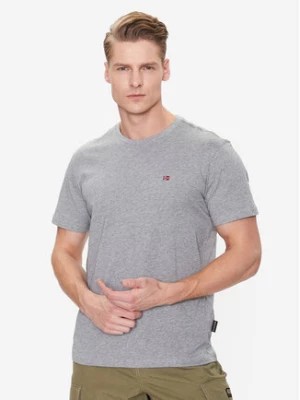 Zdjęcie produktu Napapijri T-Shirt Salis NP0A4H8D Szary Regular Fit