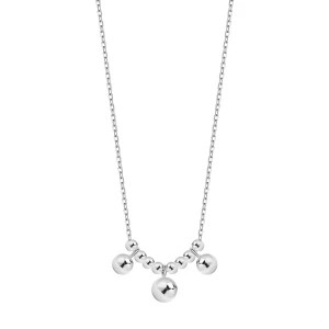 Zdjęcie produktu Naszyjnik srebrny - kulki - Simple Simple - Biżuteria YES
