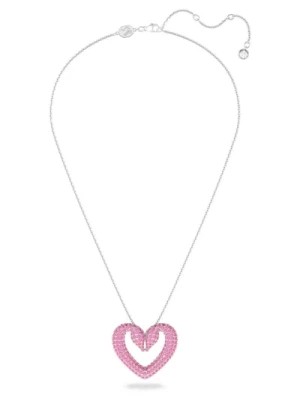 Zdjęcie produktu Naszyjnik z sercem różowe kryształy Swarovski