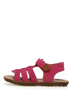 Zdjęcie produktu Naturino Skórzane sandały "Summer Bands" w kolorze różowym rozmiar: 25