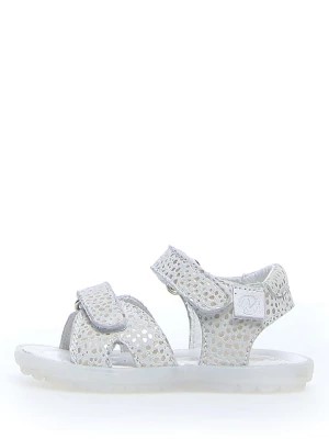 Zdjęcie produktu Naturino Skórzane sandały w kolorze srebrnym rozmiar: 28